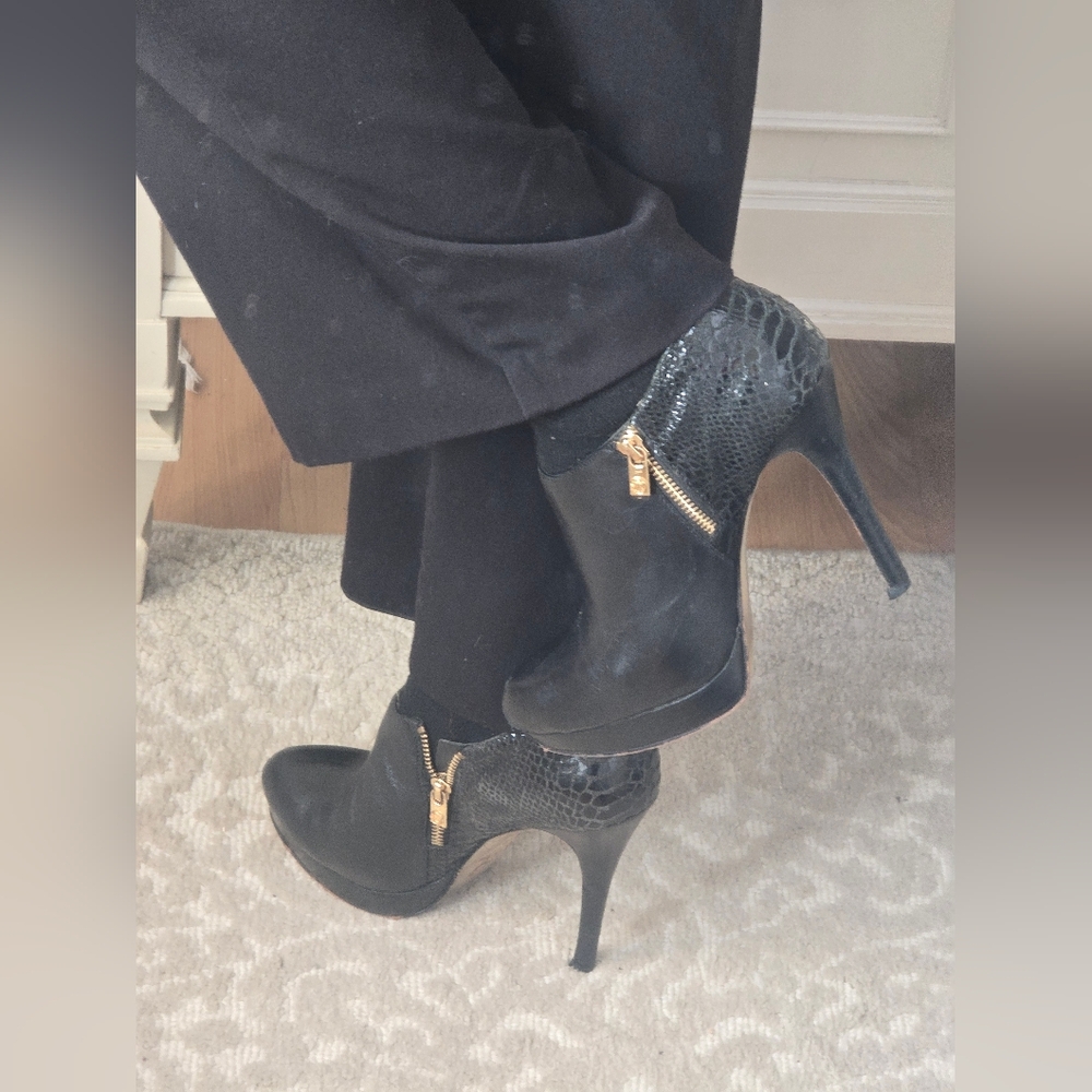 Michael Kors Black Stiletto Ankle Boots